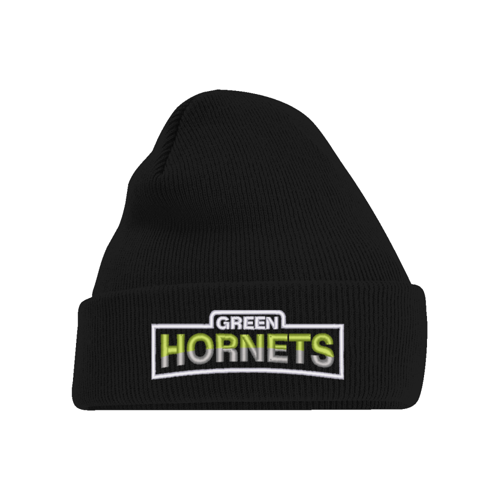 OriginalBEANIE Adult - HornetsFont - Embroidery  | Cover3 Shop